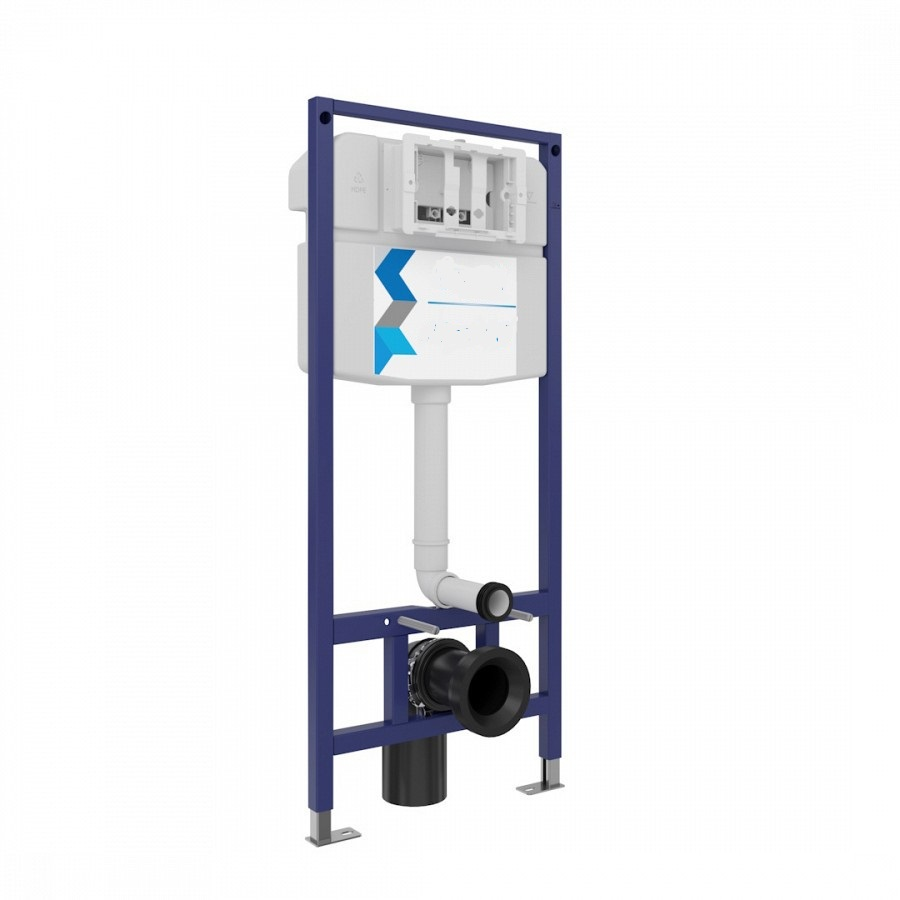 Инсталляция Watersense Areadna 55, MSW13532, для подвесного унитаза, хром. кнопка, превью