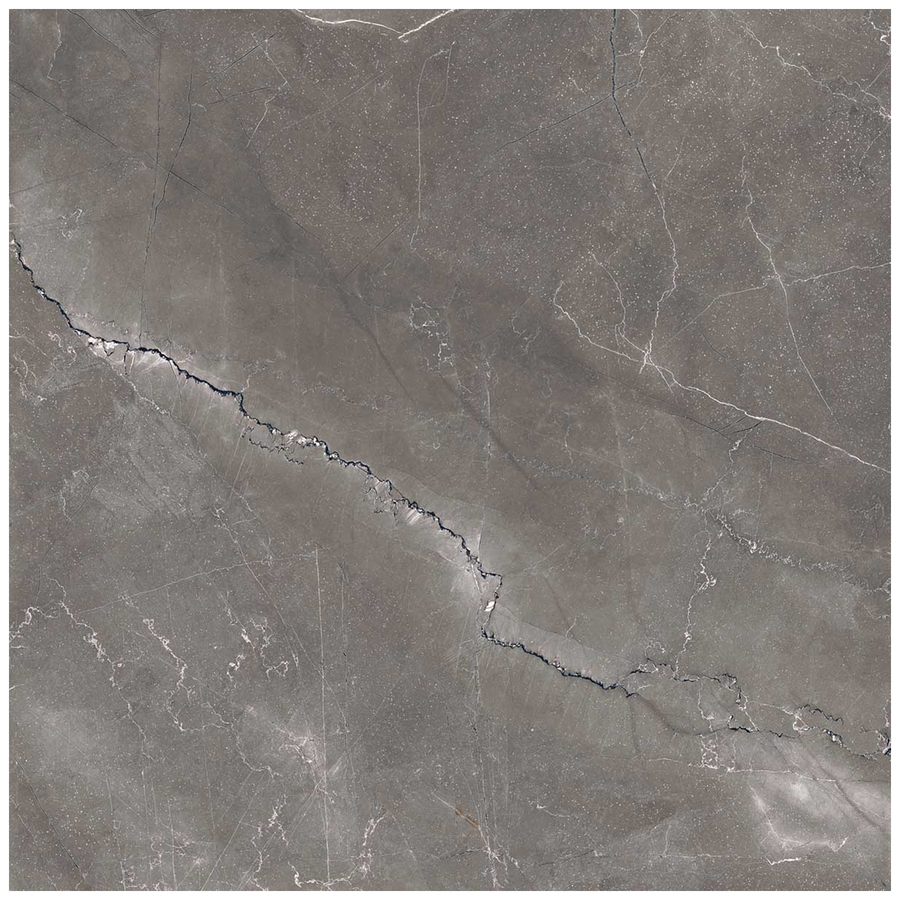 Керамогранит ARCADIA CERAMICA Pulpia Grey серый полированный 60x60 см 1,44 м2, предпросмотр