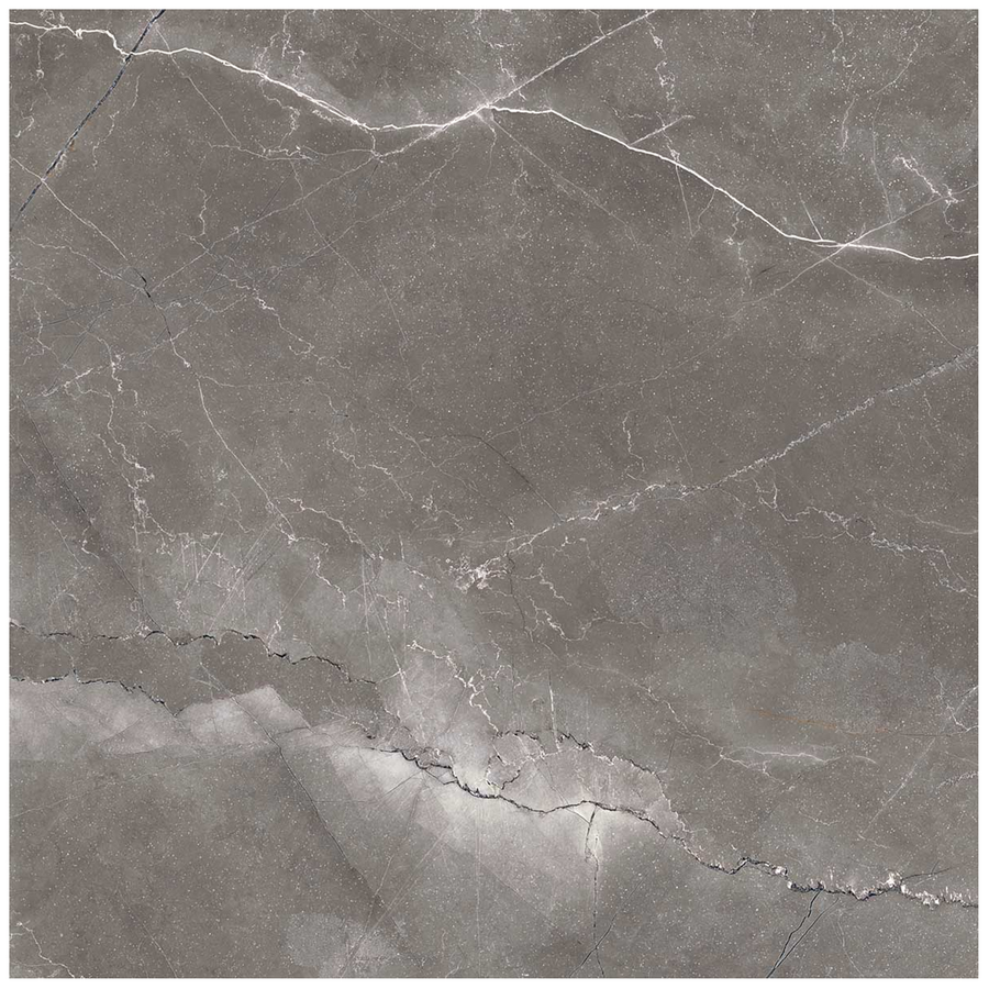 Керамогранит ARCADIA CERAMICA Pulpia Grey серый полированный 60x60 см 1,44 м2, превью