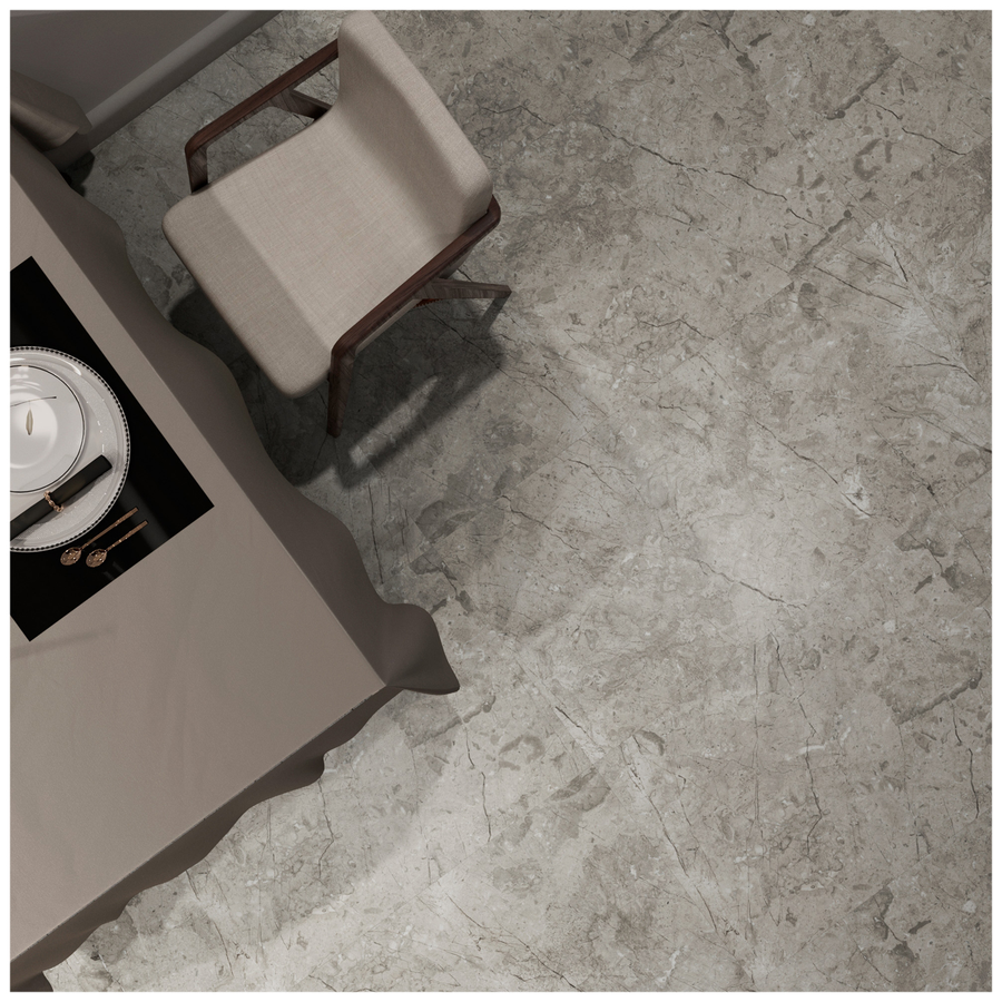 Керамогранит ARCADIA CERAMICA Luca Grey серый матовый 60x120 см 1,44 м2, превью