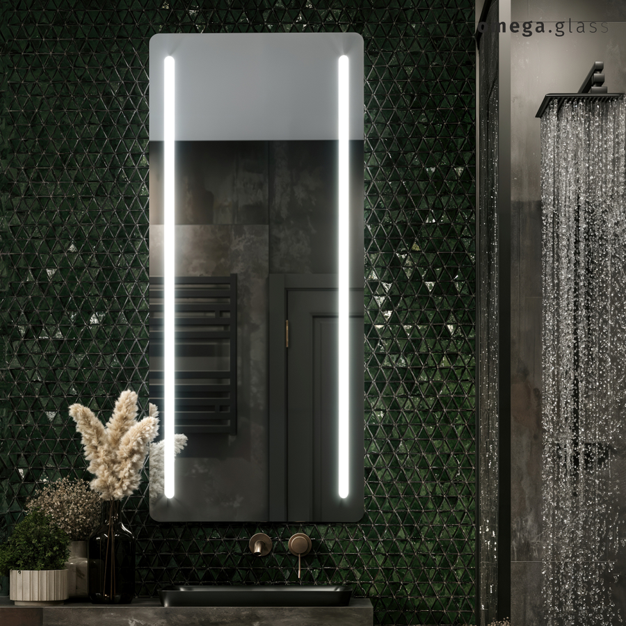 Зеркало OMEGA GLASS с подсветкой Jumbo 5 60х140, предпросмотр