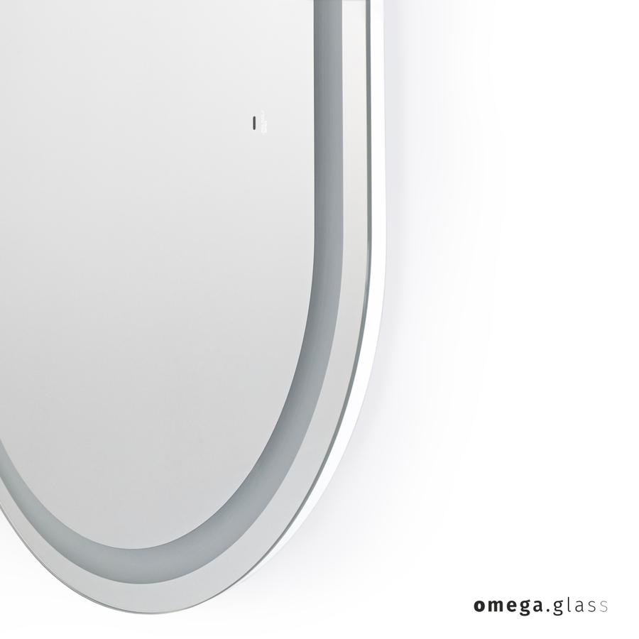 Зеркало OMEGA GLASS с подсветкой Jumbo U 55х140, превью