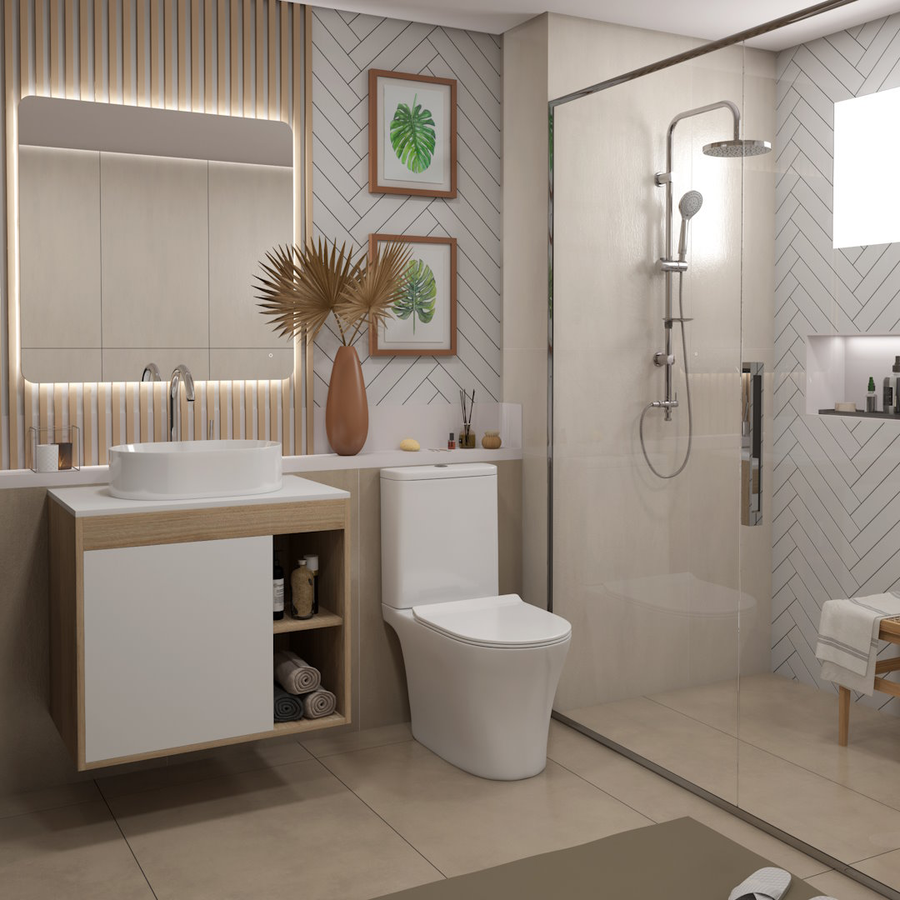 Унитаз WATERSENSE напольный безободковый с быстросъемным сиденьем микролифт Ba, предпросмотр
