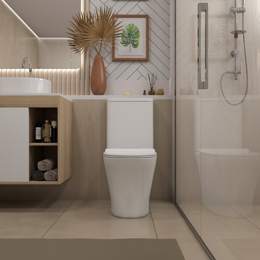 Унитаз WATERSENSE напольный безободковый с быстросъемным сиденьем микролифт Ba, превью
