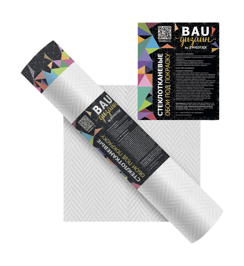 Обои BAU BY SWEDTEX стеклоЕлка средняя сорт 1 160 г/м2 25х1м, превью