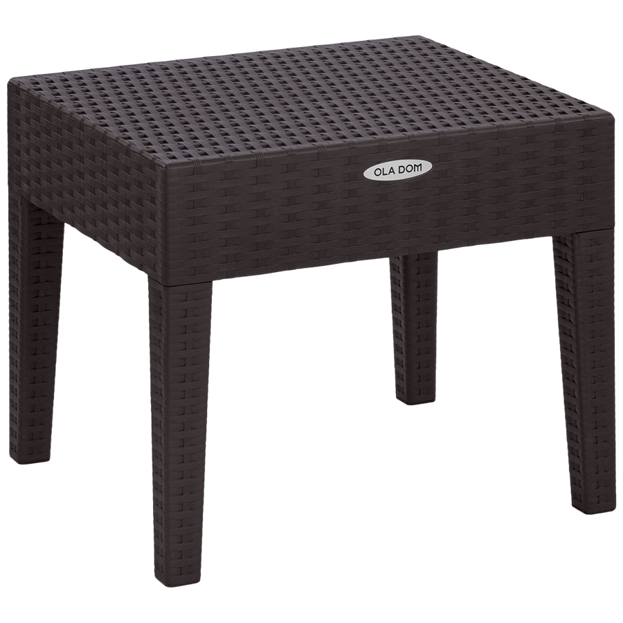 Столик журнальный садовый OLA DOM Rattan, коричневый, 53х46х45см, 3,05кг, превью