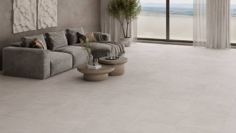 Керамогранит ETRENAL Beton Silver серый 60X60см 1,44м², предпросмотр