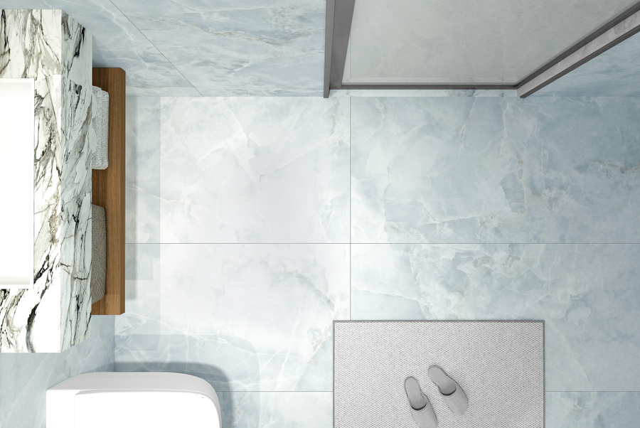 Керамогранит GLOBAL TILE escada голубой 60x120 см 1,44 м², предпросмотр