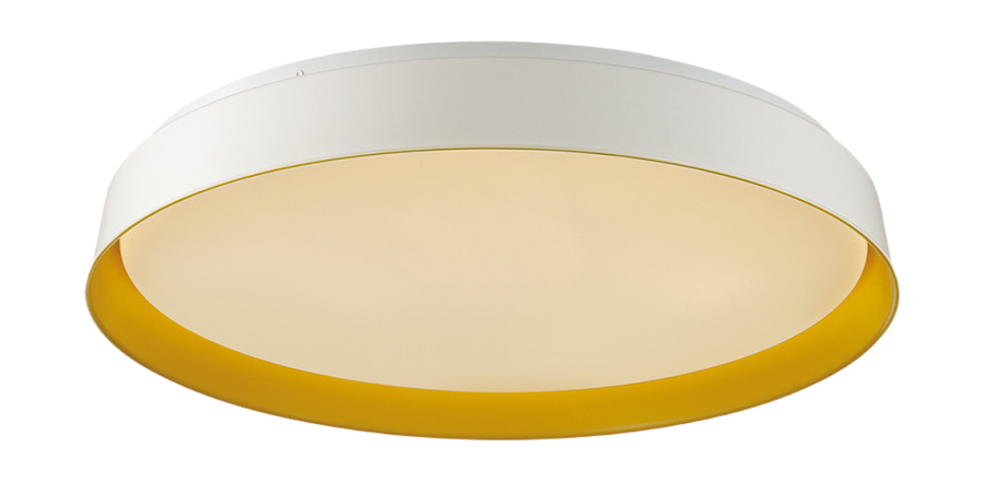 Светильник СОНЕКС настенно-потолочный led 70вт 3000-6000к пластик/желтый d510, предпросмотр