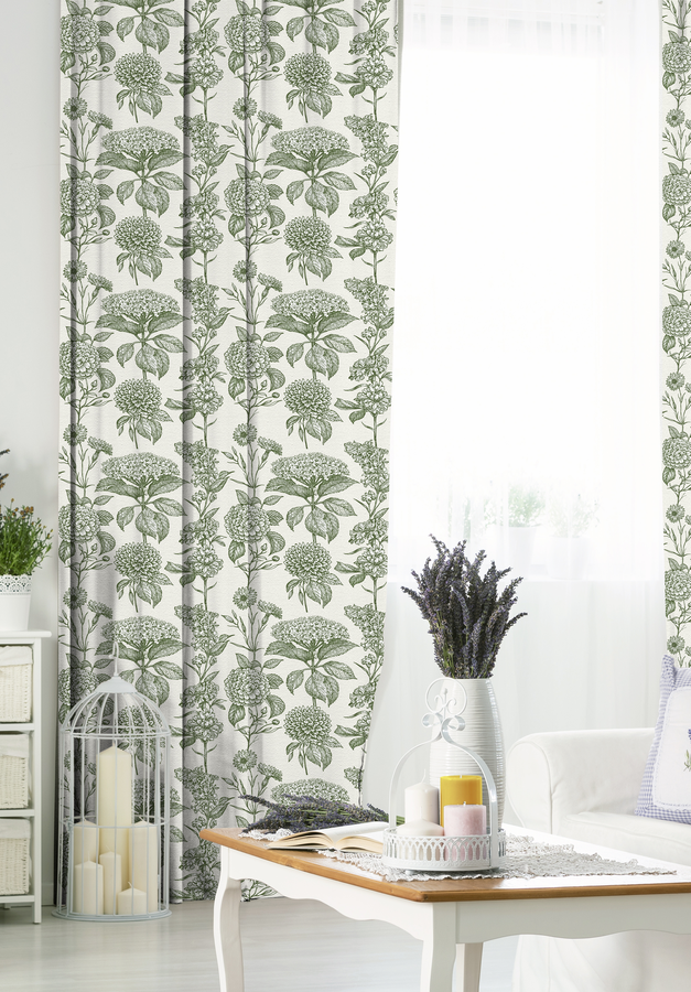 Штора SEASONS Димаут 150х270 Гортензия Бархат, предпросмотр