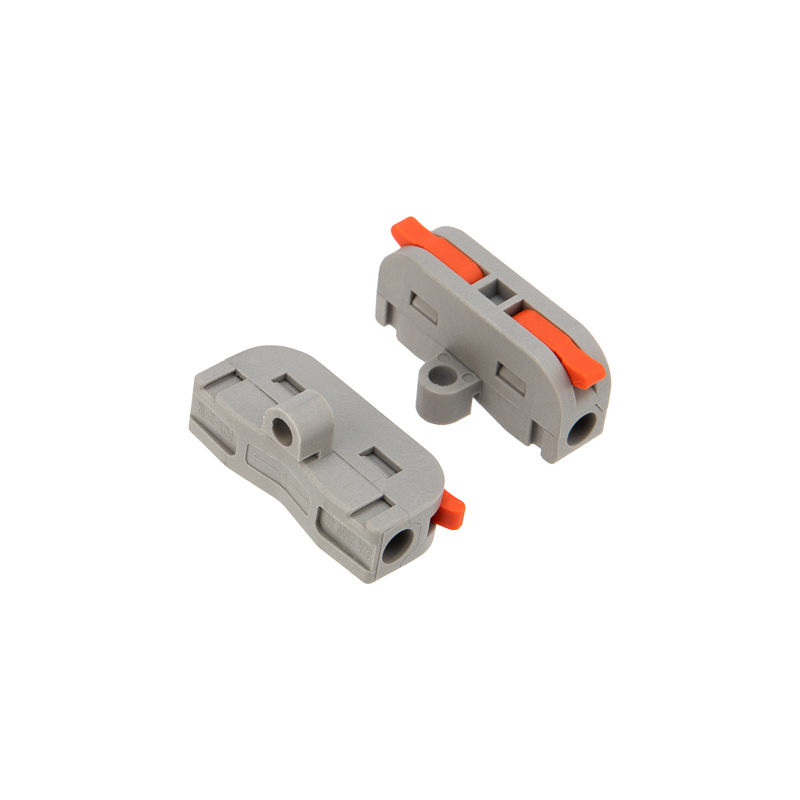 Клемма REXANT смк 222-421p проходн 1 полюс, монт.площ.(0,08-4 мм²), серая, предпросмотр