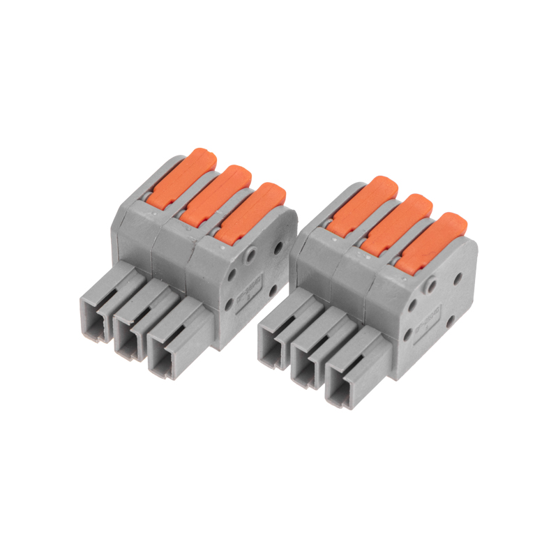 Клемма REXANT смк 222-423r проходн разъемная 3 полюса серая 0,2-2,5/4мм² (, превью