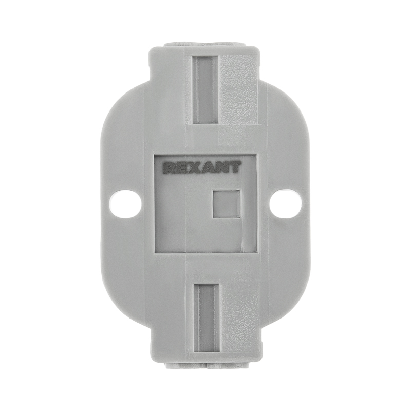 Клемма REXANT смк 222-422p проходн 2 полюса, монт.площ.(0,08-4 мм²), серая, превью