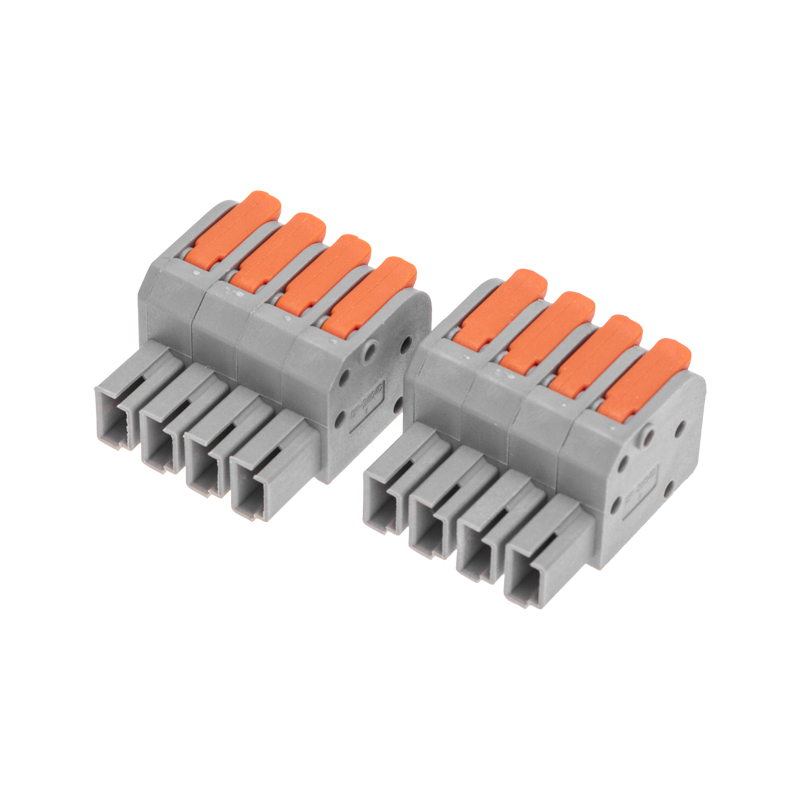 Клемма REXANT смк 222-424r проходн разъемная 4 полюса серая 0,2-2,5/4мм² (, предпросмотр