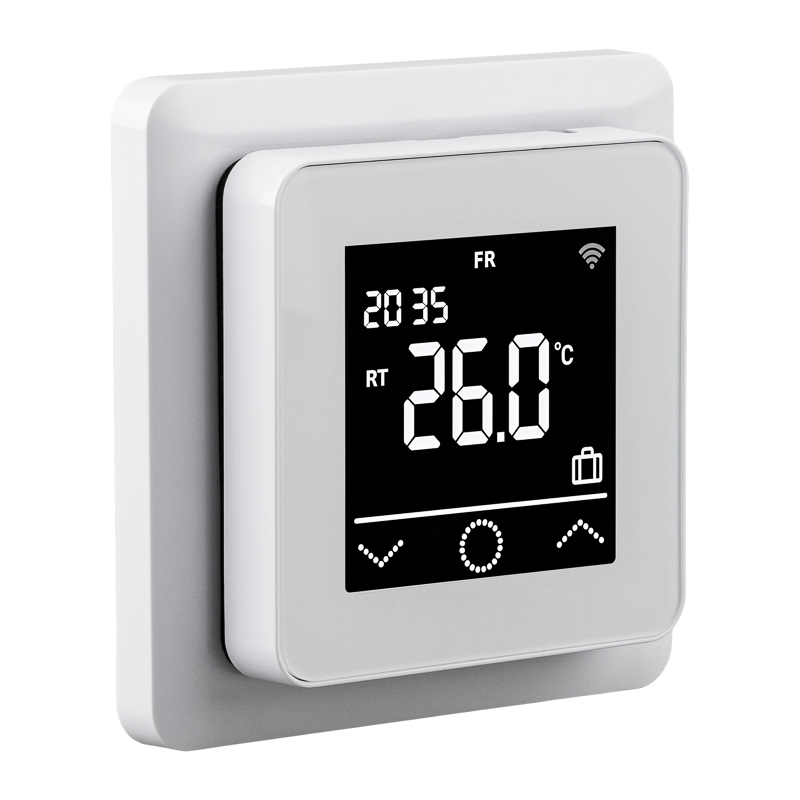 Терморегулятор REXANT цифровой ClimaHome W сенсорн, программир, с Wi-Fi, бел, предпросмотр