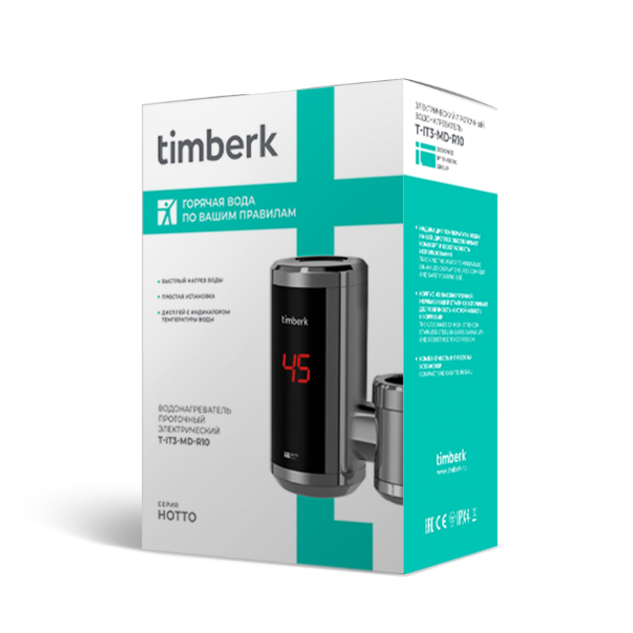Водонагреватель проточный TIMBERK T-IT3-MD-R10, превью