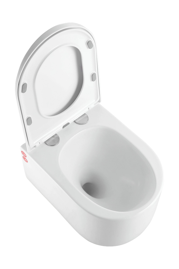 Унитаз подвесной TOKITO Торнадо безободковый с микролифтом EASY CLEAN, превью