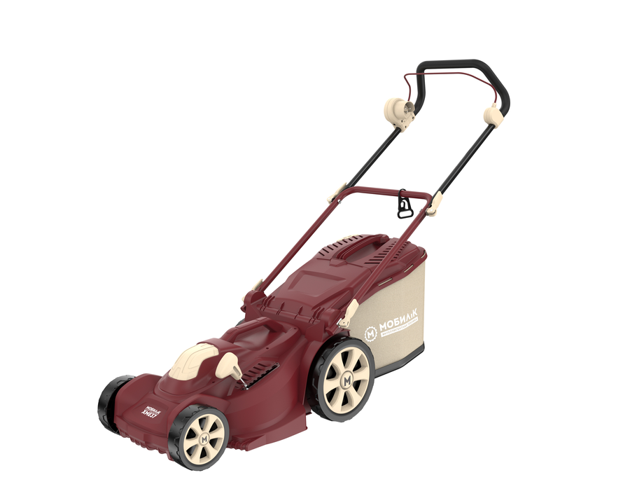 Газонокосилка электрическая МОБИЛ К TUSCANY XME37 WINE RED, 37 см, 1700 Вт, превью