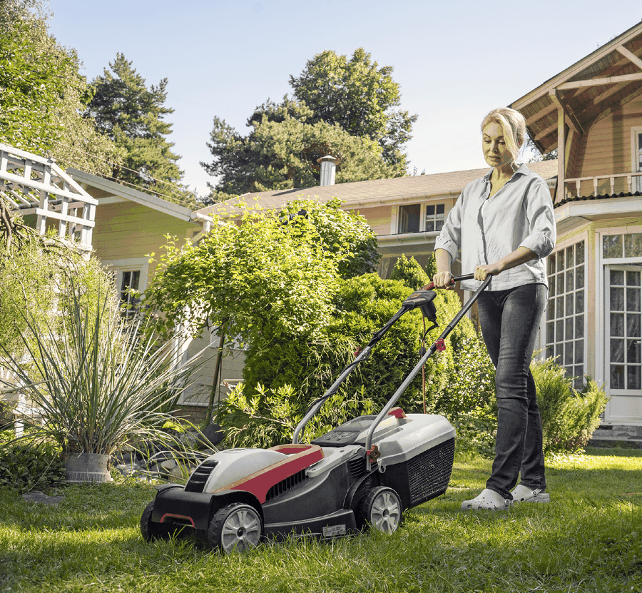 Газонокосилка электрическая GEOS Comfort 38 E 1400 Вт, 3200 об/мин, 12,5 кг, травосборник 37л, предпросмотр