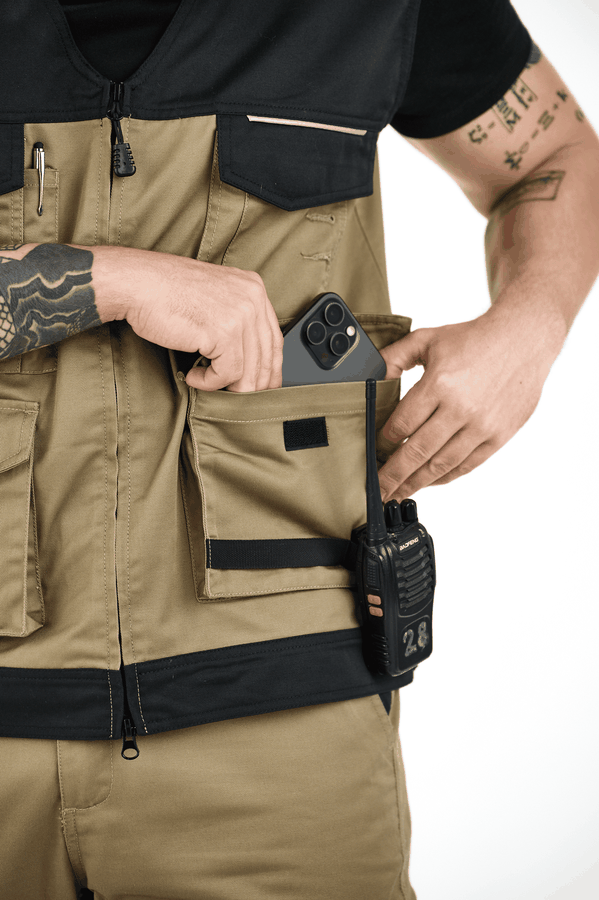 Жилет рабочий FORMA WorkLine WR10, мокко-черный, рXXL, превью